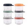 Beaba Σετ γυάλινων δοχείων με καπάκι 6 x 150 ml Sunrise color mix