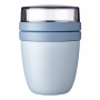 Mepal Δοχείο αποθήκευσης Ellipse 0,5 + 0,2 l, Nordic Blue