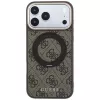 Guess Ring Stand 360 4G Classic Logo Θήκη MagSafe για iPhone 18 Pro / 17 Pro καφέ