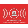 ABUS AU1315 Αυτοκόλλητο προειδοποίησης συναγερμού (UK), 74 x 52,5 mm