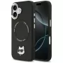 Θήκη Karl Lagerfeld Choupette Pin MagSafe για iPhone 17 μαύρο