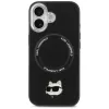 Θήκη Karl Lagerfeld Choupette Pin MagSafe για iPhone 17 μαύρο