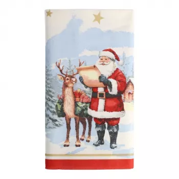 PAPSTAR Τραπεζομάντιλο Dear Santa 37224 λευκό 120,0 x 180,0 cm