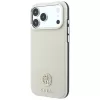Θήκη Guess Grained Round Strass Logo MagSafe για iPhone 18 Pro Max / 17 Pro Max μπεζ