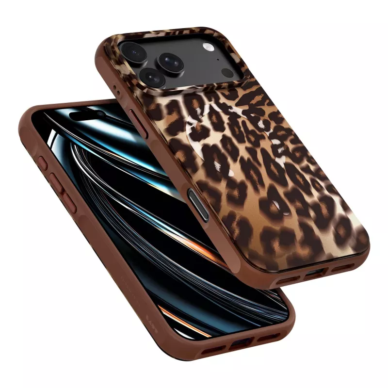 Laut Huex Wave Θήκη για iPhone 18 Pro / 17 Pro, MagSafe, Mocha Leopard