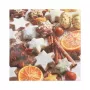 PAPSTAR Χριστουγεννιάτικες χαρτοπετσέτες “Cinnamon Stars” 330 x 330 mm, με εκτύπωση, δίπλωση 1/4, 3 φύλλων