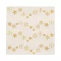 PAPSTAR Χριστουγεννιάτικες χαρτοπετσέτες “Golden Snowflakes” 330 x 330 mm, με εκτύπωση, δίπλωση 1/4, 3 φύλλων