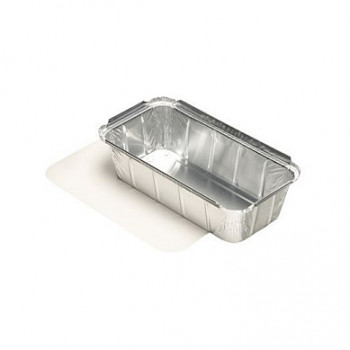 Starpak Δίσκοι αλουμινίου με καπάκι, 1000 ml, ασημί