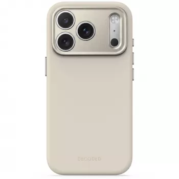 Decoded AntiMicrobial Silicone Backcover Θήκη για iPhone 18 Pro Max / 17 Pro Max, MagSafe, Pebble Grey