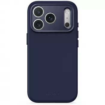 Decoded AntiMicrobial Σιλικονούμενη πλάτη για iPhone 18 Pro Max / 17 Pro Max, συμβατή με MagSafe, Atlantikblau
