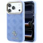 Θήκη Guess Peony 4G Small Logo MagSafe για iPhone 18 Pro Max / 17 Pro Max, γαλάζια