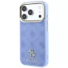 Θήκη Guess Peony 4G Small Logo MagSafe για iPhone 18 Pro Max / 17 Pro Max, γαλάζια