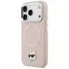 Θήκη Karl Lagerfeld Choupette Pin MagSafe για iPhone 17 Pro, ροζ