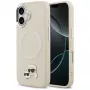 Θήκη Karl Lagerfeld Karl & Choupette Pins MagSafe για iPhone 17, μπεζ
