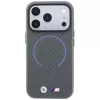 BMW M Carbon bedruckte Ring MagSafe θήκη για iPhone 18 Pro Max / 17 Pro Max, ανθρακί