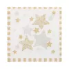 PAPSTAR χαρτοπετσέτες Stardust λευκό, χρυσό 3 φύλλων 33,0 x 33,3 cm, 100 τεμ.