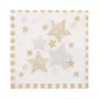 PAPSTAR χαρτοπετσέτες Stardust λευκό, χρυσό 3 φύλλων 33,0 x 33,3 cm, 100 τεμ.