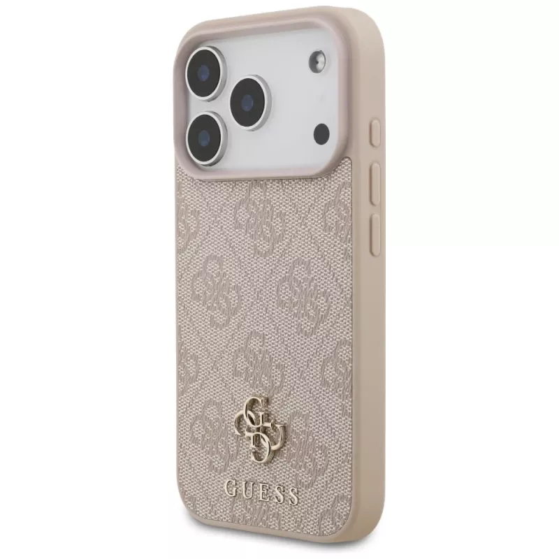 Guess 4G Small Classic Logo θήκη MagSafe για iPhone 18 Pro / 17 Pro, ροζ