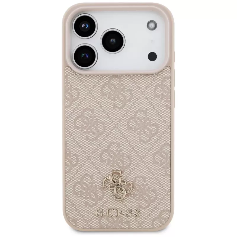 Guess 4G Small Classic Logo θήκη MagSafe για iPhone 18 Pro / 17 Pro, ροζ