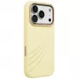 UNIQ Coehl Serina Θήκη για iPhone 18 Pro / 17 Pro, μαγνητική φόρτιση, κίτρινο