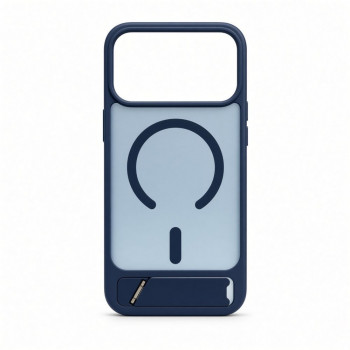 Evelatus Θήκη MagSafe με λαστιχένια επίστρωση και βάση για Apple iPhone 18 Pro Max, ναυτικό μπλε