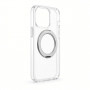 Evelatus Υβριδική θήκη MagSafe με μεταλλική βάση 360° για Apple iPhone 18 Pro Max, PC+TPU, διαφανές