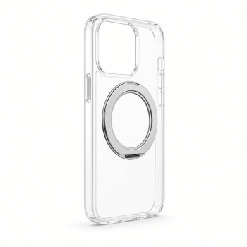 Evelatus Υβριδική θήκη MagSafe με μεταλλική βάση 360° για Apple iPhone 18 Pro, PC+TPU, διαφανές