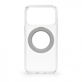 Evelatus Υβριδική θήκη MagSafe με μεταλλική βάση 360° για Apple iPhone 18 Pro, PC+TPU, διαφανές