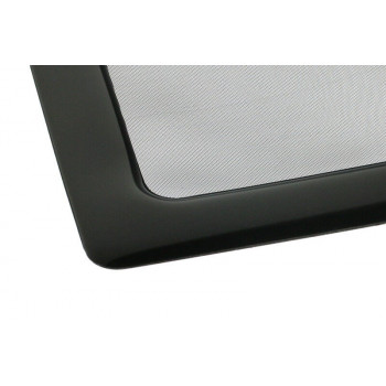 DEMCiflex φίλτρο σκόνης 120 mm, τετράγωνο, μαύρο (129,4 x 129,4 mm)