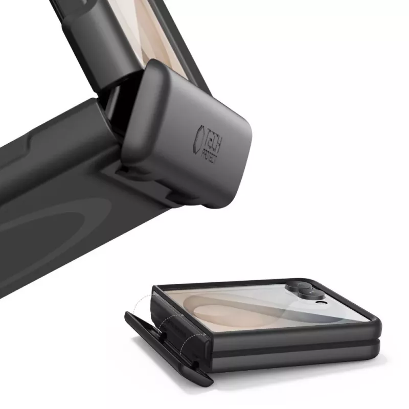Tech-Protect Kevlar Aura MagSafe θήκη για Samsung Galaxy Z Flip 8, μαύρο