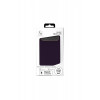 Just Must JM Θήκη δερμάτινη με MagSafe για iPhone 18 Pro Max, μωβ