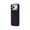 Just Must JM Θήκη δερμάτινη με MagSafe για iPhone 18 Pro, μωβ