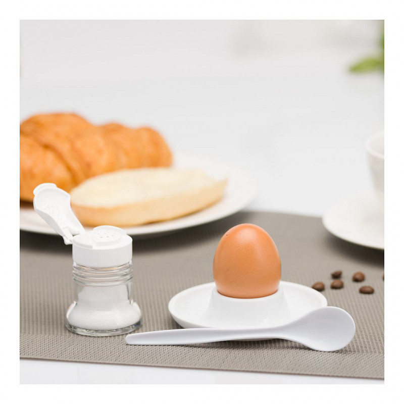 Westmark κουταλάκι για αυγά, συσκευασία 6 τεμ., 14,5 cm, λευκό πλαστικό