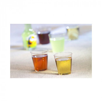 STARPAK ποτήρια σφηνάκι μίας χρήσης 3,7 cm, 2 cl, διάφανα