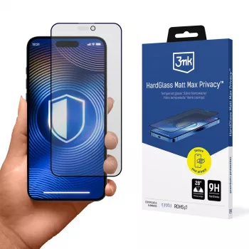 3mk HardGlass Matt Max Privacy γυαλί για Apple iPhone 17 Pro Max (3M008572)
