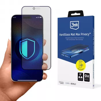 3mk HardGlass Matt Max Privacy γυαλί για Apple iPhone Air (3M008573)