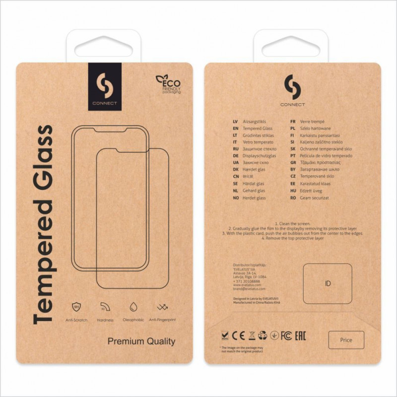 Connect 2.5D Full Cover αντιστατικό προστατευτικό γυαλί οθόνης για Apple iPhone 16 Pro
