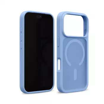 Crong Matte Magnetic MagSafe θήκη για iPhone 18 Pro / 17 Pro, Μπλε
