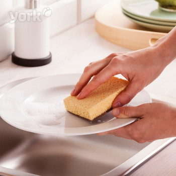 York Eco Natural σφουγγάρι κυτταρίνης για πλύσιμο πιάτων ECO 2 τεμ.