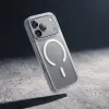 Crong Matte Magnetic MagSafe θήκη για iPhone 18 Pro / 17 Pro, Λευκή
