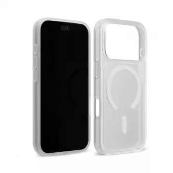 Crong Matte Magnetic MagSafe θήκη για iPhone 18 Pro Max / 17 Pro Max, Λευκή