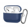 Tech-Protect Silicone Hook θήκη σιλικόνης για Apple AirPods Pro 3, ναυτικό μπλε