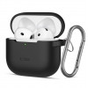 Tech-Protect Silicone Hook θήκη για Apple AirPods 4, μαύρη