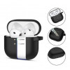 Tech-Protect Silicone Hook θήκη για Apple AirPods 4, μαύρη