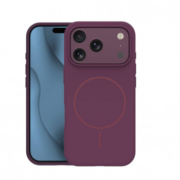 TFO Silicone Thin Mag θήκη για iPhone 17 Pro Max / iPhone 18 Pro Max 6.9 inch, σκούρο κεράσι