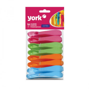 YORK μανταλάκια EXTRA 16 τεμ.