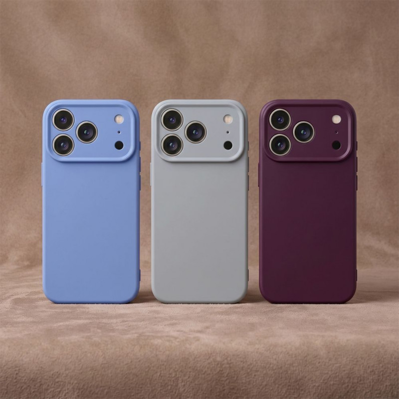TFO θήκη σιλικόνης για iPhone 17 Pro Max 6.9 / 18 Pro Max 6.9, γαλάζιο
