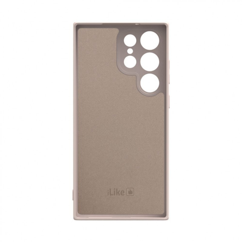iLike Samsung Galaxy S23 Ultra θήκη σιλικόνης Nano μπεζ
