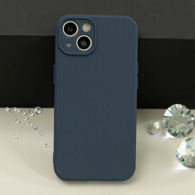 iLike Silicon Box θήκη για iPhone 17 Pro 6,3 / iPhone 18 Pro 6,3 σκούρο μπλε