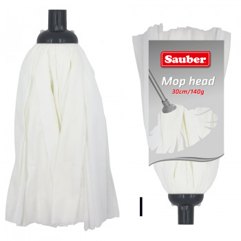Sauber ανταλλακτική κεφαλή σφουγγαρίστρας βισκόζη/πολυεστέρας 140g/30cm